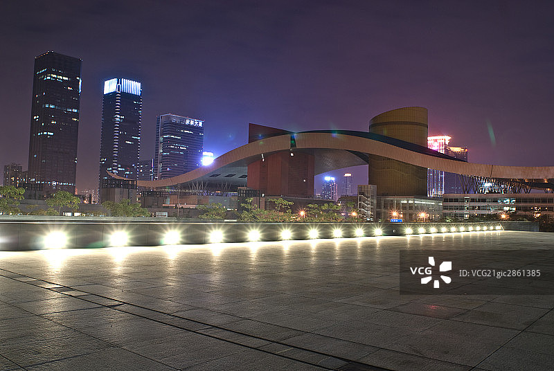 中国,深圳,城市夜景图片素材