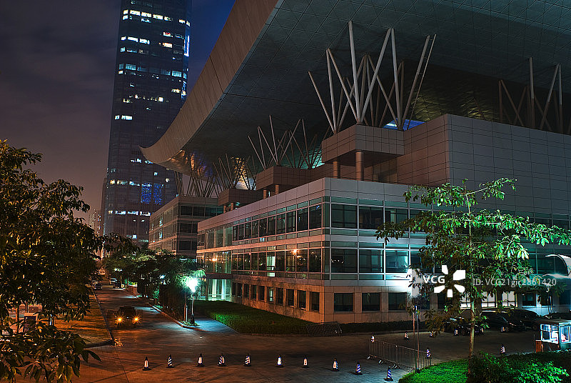 中国,深圳,城市夜景图片素材