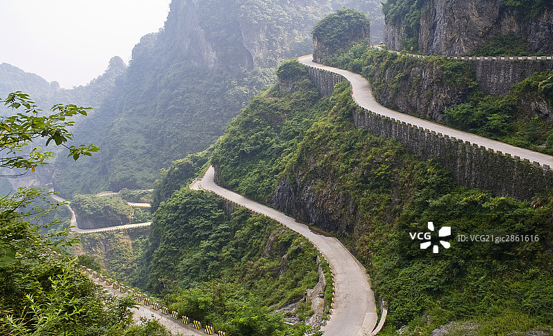 中国,湖南,张家界,天门山图片素材