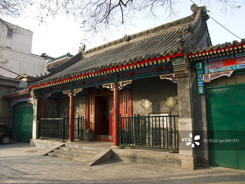 北京牛街清真寺图片素材