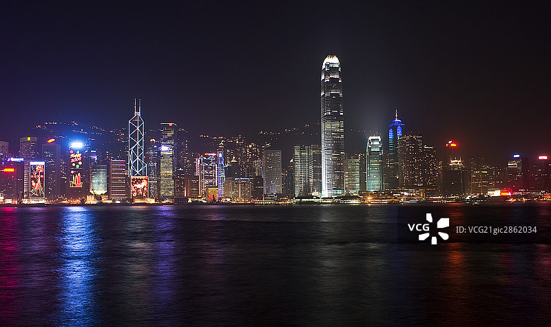 中国,香港,夜景图片素材