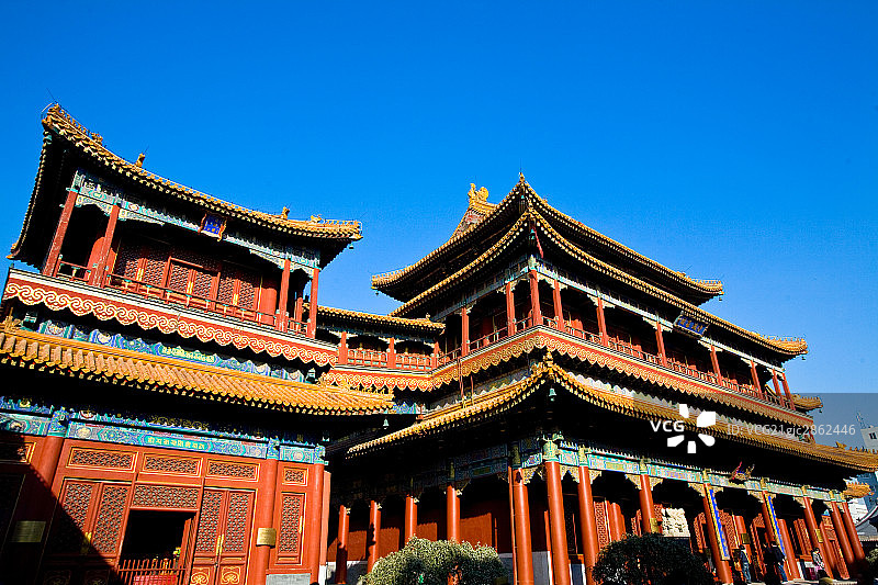 雍和宫内宫殿图片素材