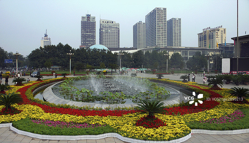 河北省石家庄市城市建筑图片素材