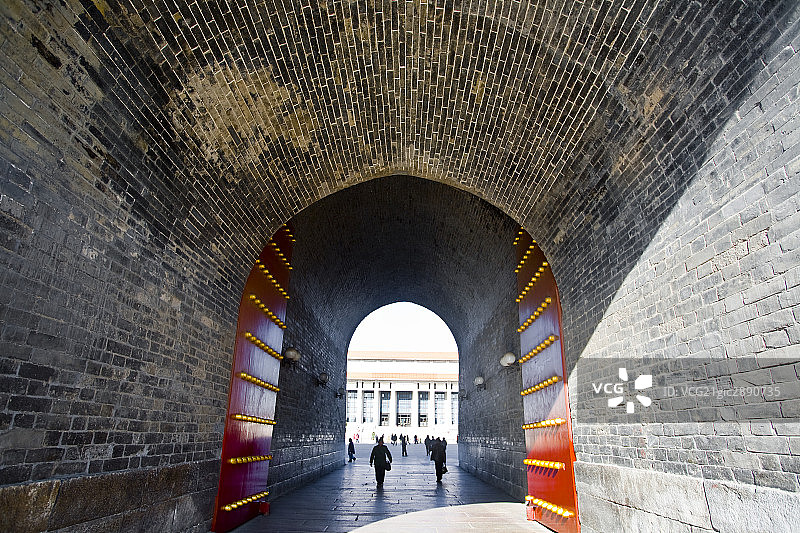 北京前门正阳门城门图片素材