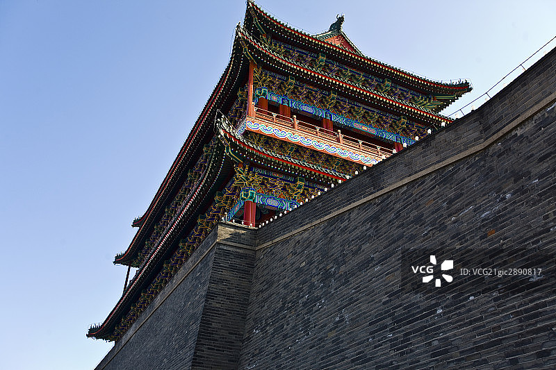 北京前门正阳门城楼图片素材