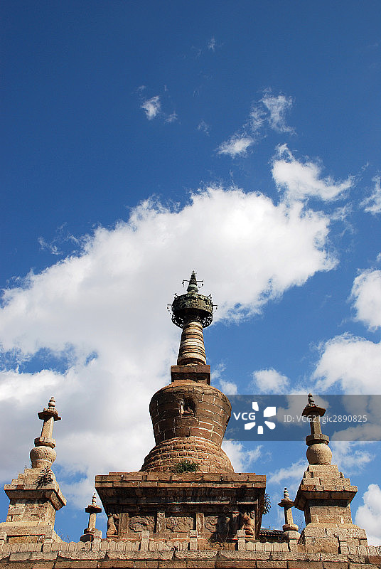 昆明,官渡古城,石塔图片素材