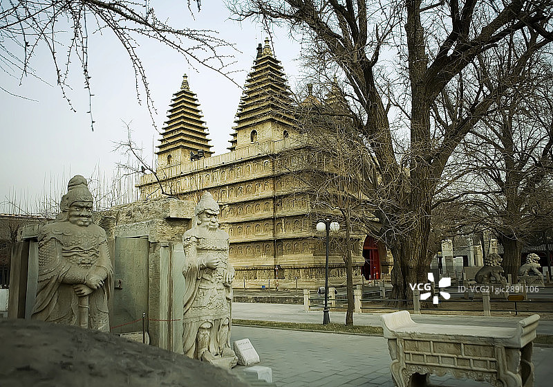 中国,北京,五塔寺图片素材