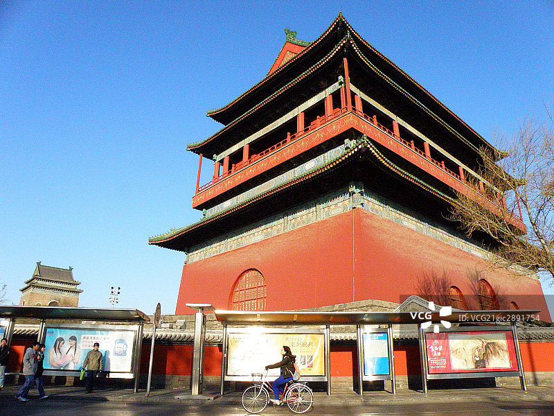 北京鼓楼图片素材