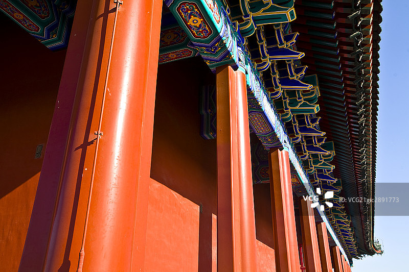 北京前门正阳门上图片素材