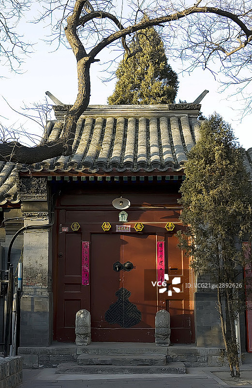 北京,地安门,鼓楼,胡同图片素材