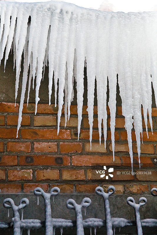 冬日景象,冰凌图片素材