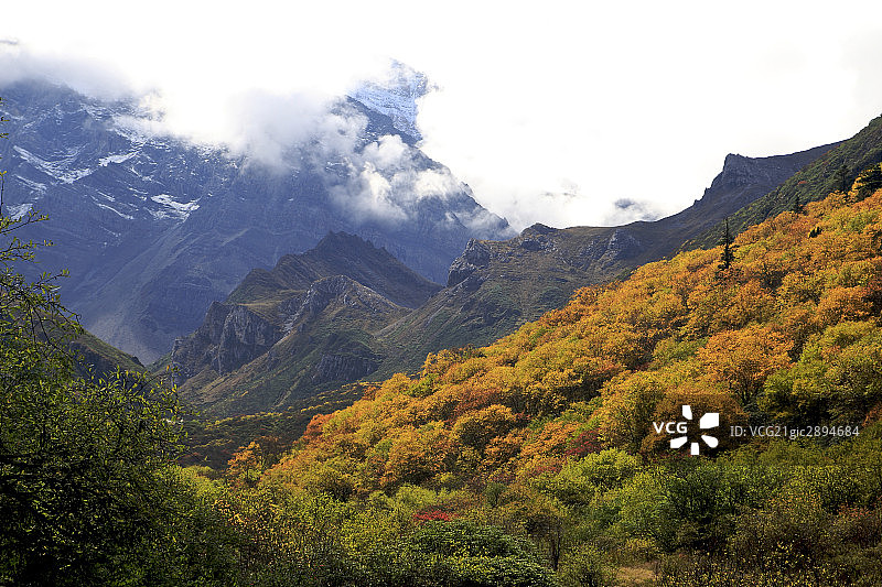 四川黄龙风景区图片素材