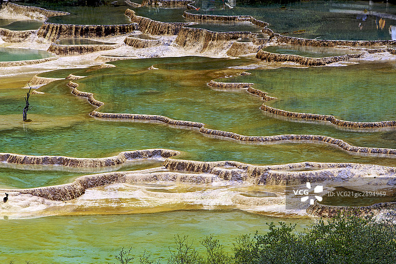 四川黄龙风景区图片素材