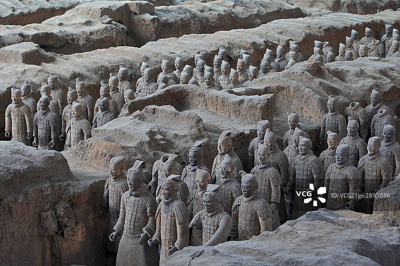 西安兵马俑图片素材
