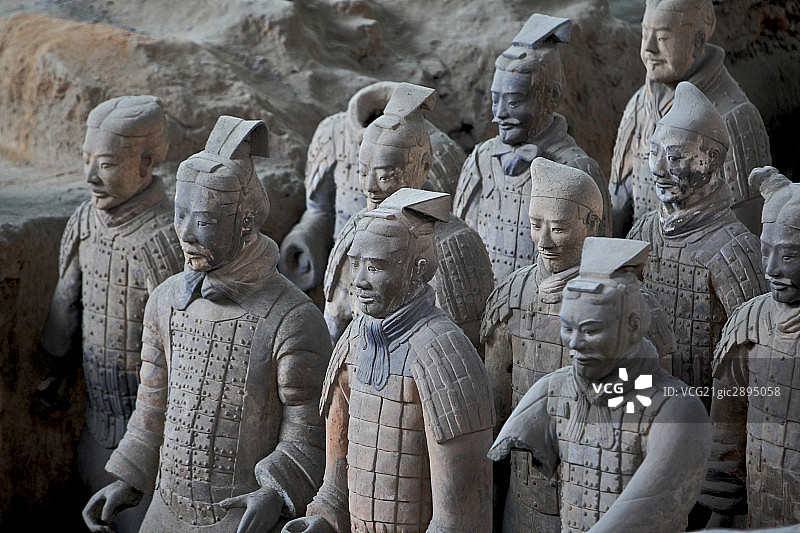 西安兵马俑图片素材