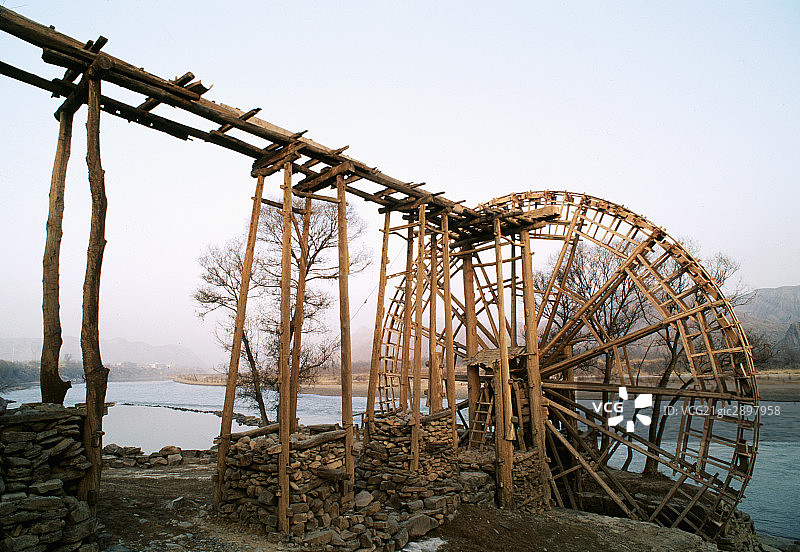 甘肃兰州水车图片素材