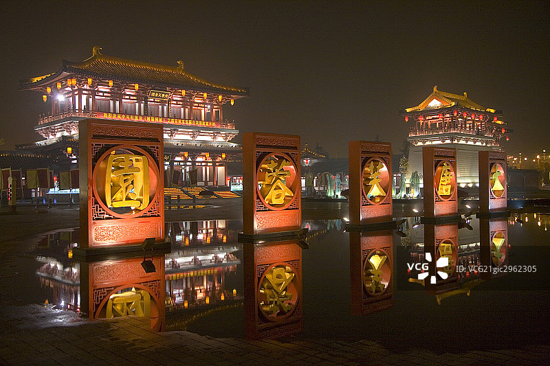陕西西安图片素材
