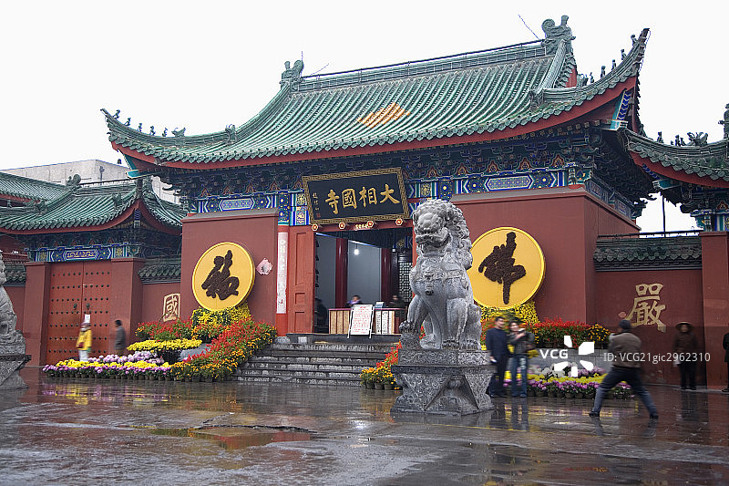 河南开封大相国寺图片素材