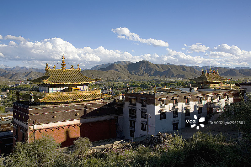 西藏日喀则扎什伦布寺图片素材