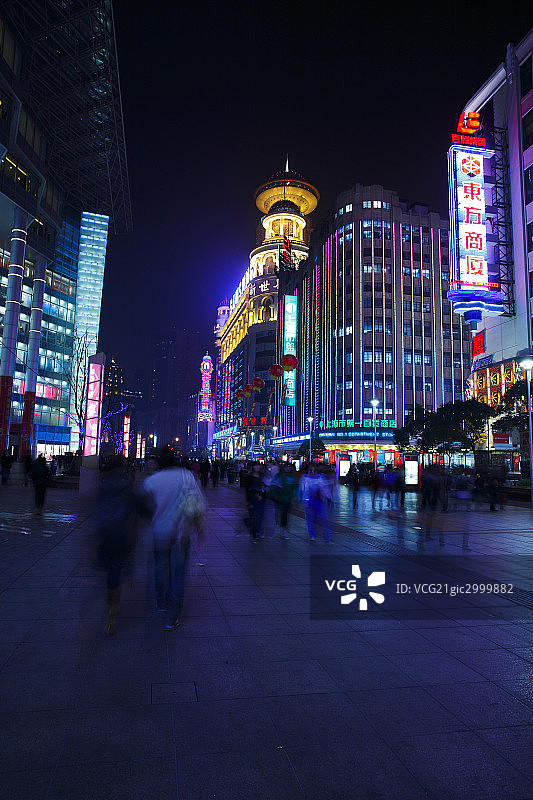 上海南京路图片素材