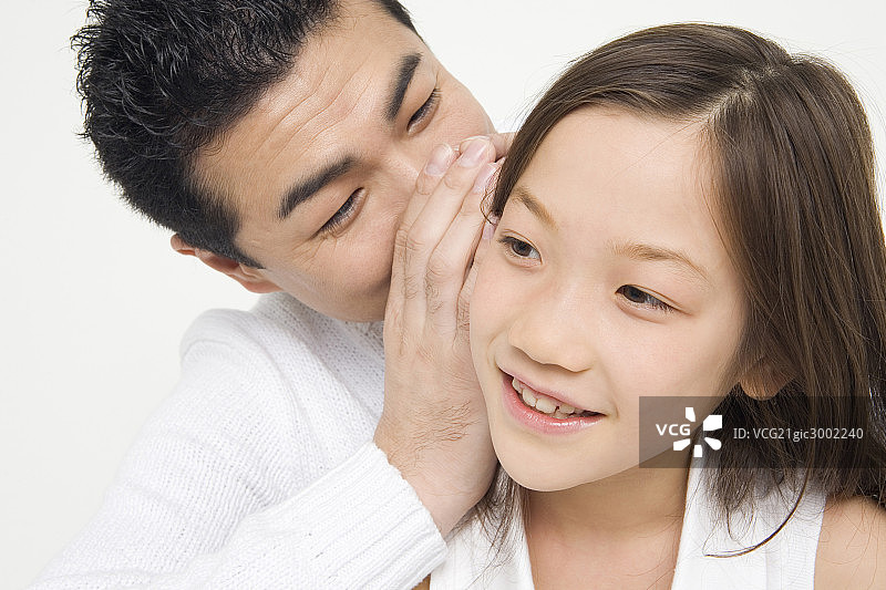 Father and daughter图片素材