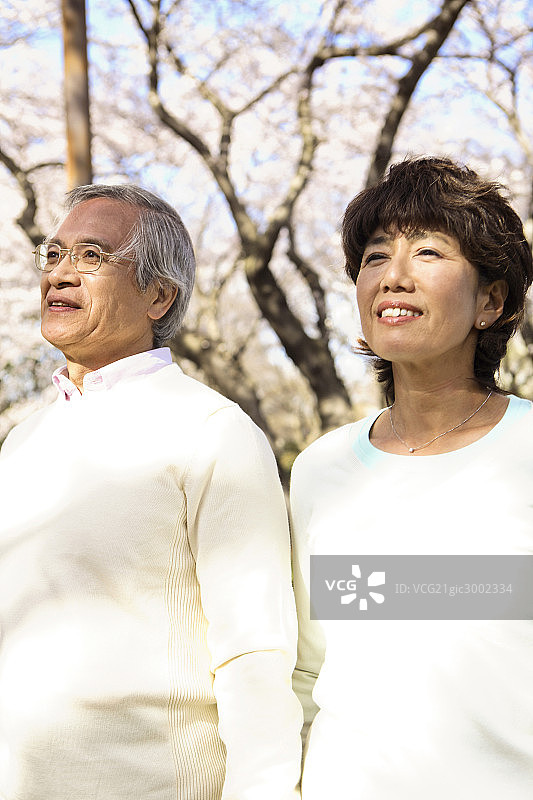 Asian senior couple图片素材
