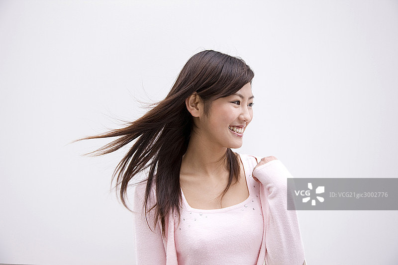 亚洲年轻女性肖像图片素材