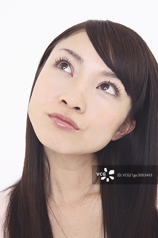 Portrait of Asian woman图片素材