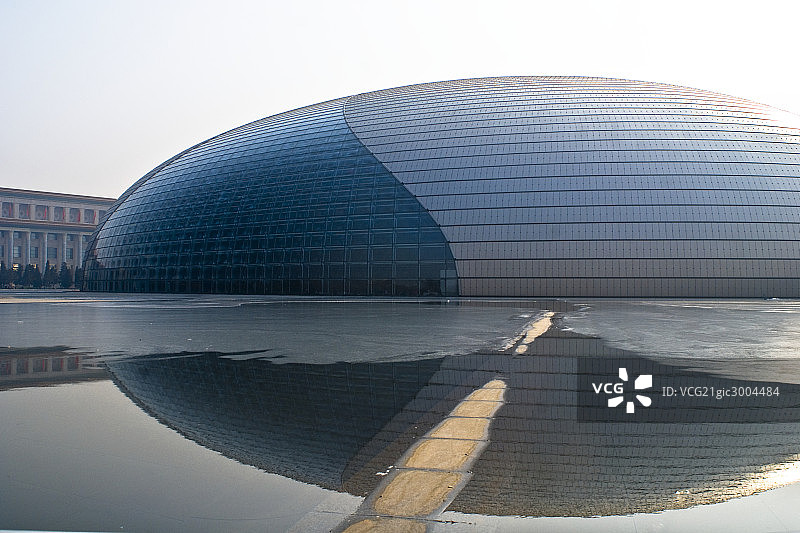 中国,北京,国家大剧院图片素材