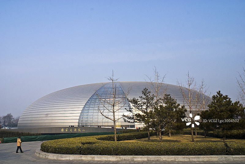 中国,北京,国家大剧院图片素材