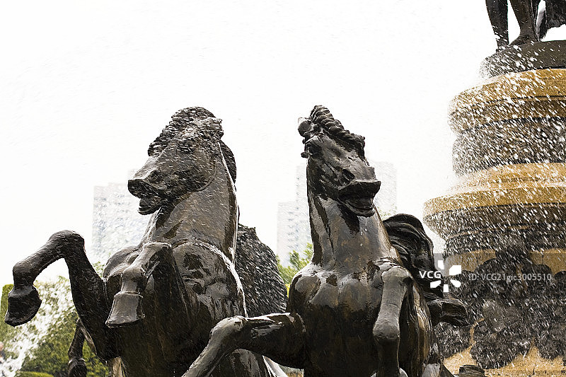 深圳,雕塑,马图片素材