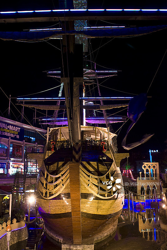 江西,南昌,城市夜景图片素材