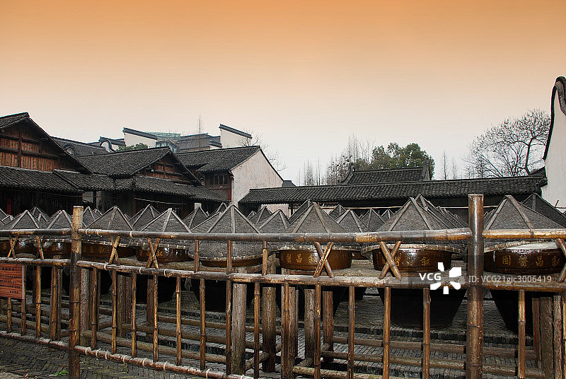 中国,浙江乌镇酿酒坊图片素材