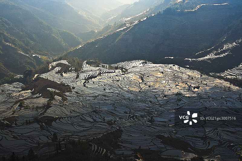 云南元阳梯田图片素材