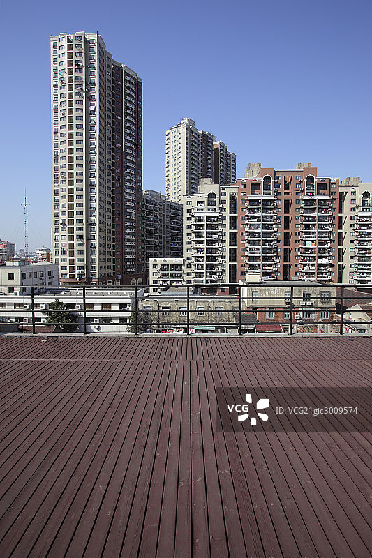 上海住宅建筑群图片素材