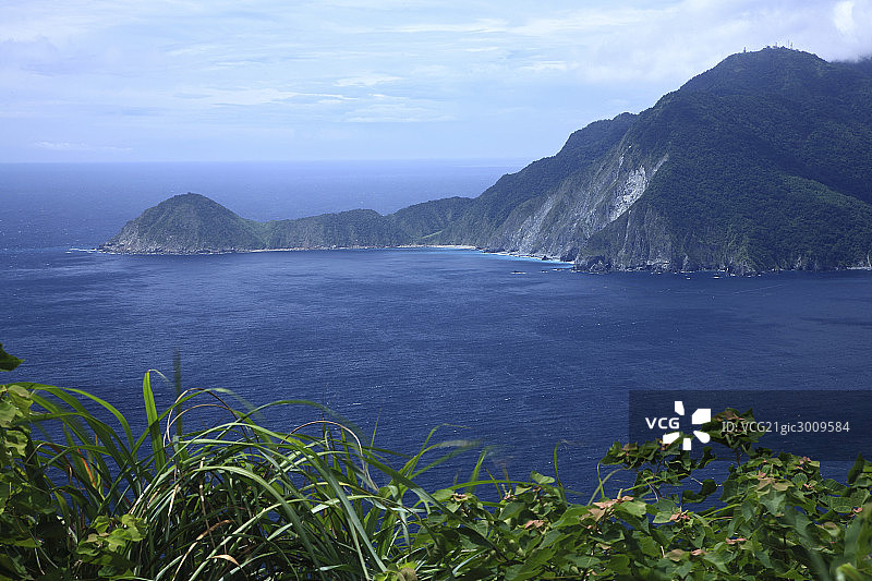 台湾花莲海岸风光,八大奇景清水断崖图片素材