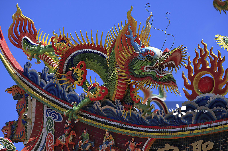 台湾交趾陶寺庙图片素材