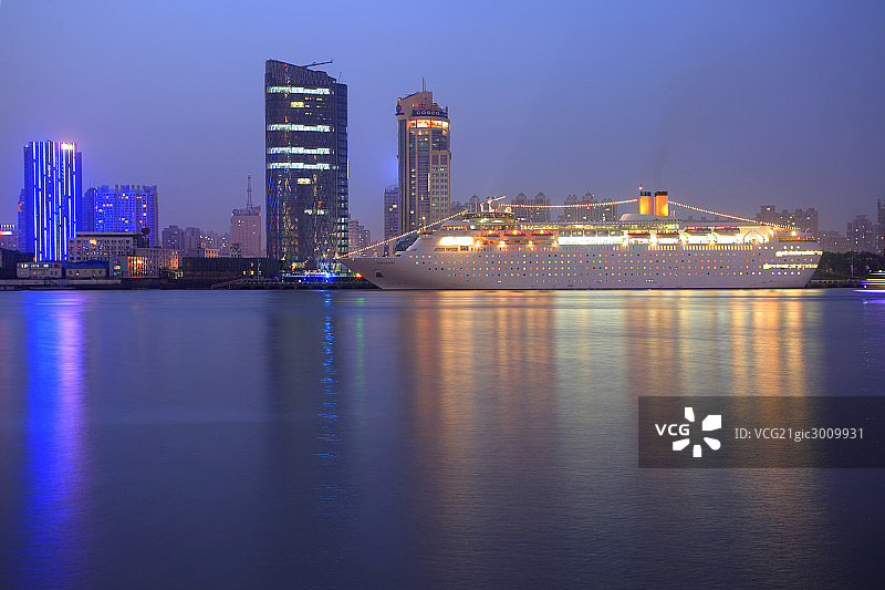 上海国际客运码头图片素材