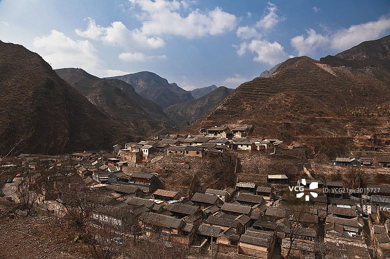 爨底下村图片素材