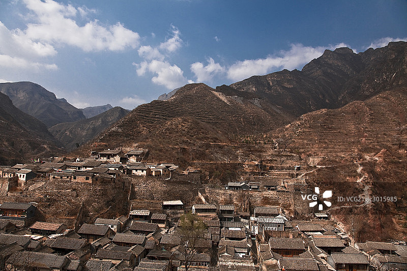 爨底下村图片素材