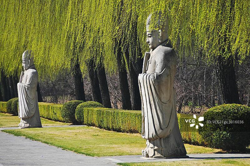 十三陵景区,雕塑图片素材
