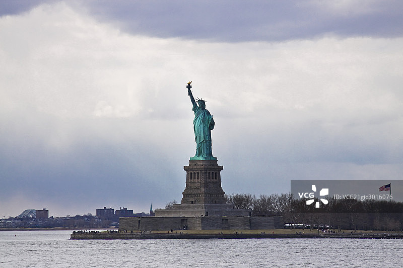纽约,自由女神图片素材