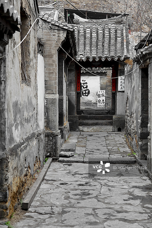 爨底下村图片素材