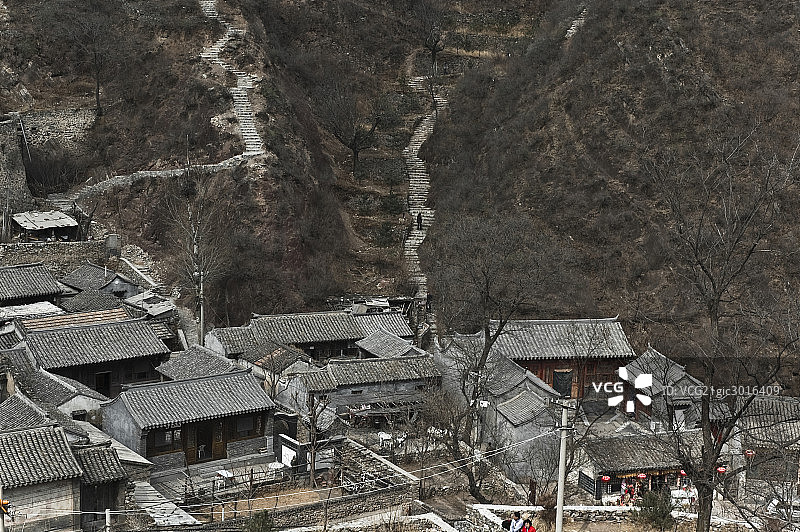 爨底下村图片素材