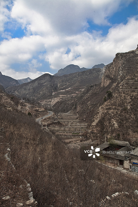 爨底下村图片素材