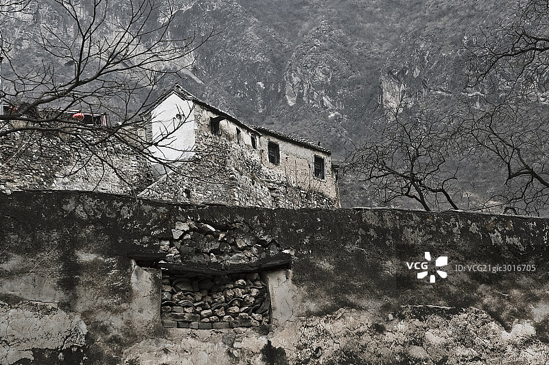 爨底下村图片素材