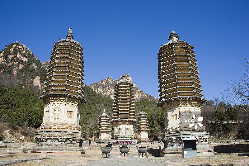 北京银山塔林图片素材