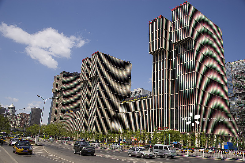 北京CBD,万达广场图片素材