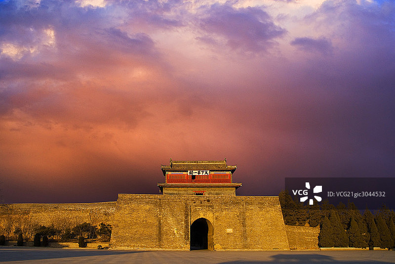 山海关长城图片素材