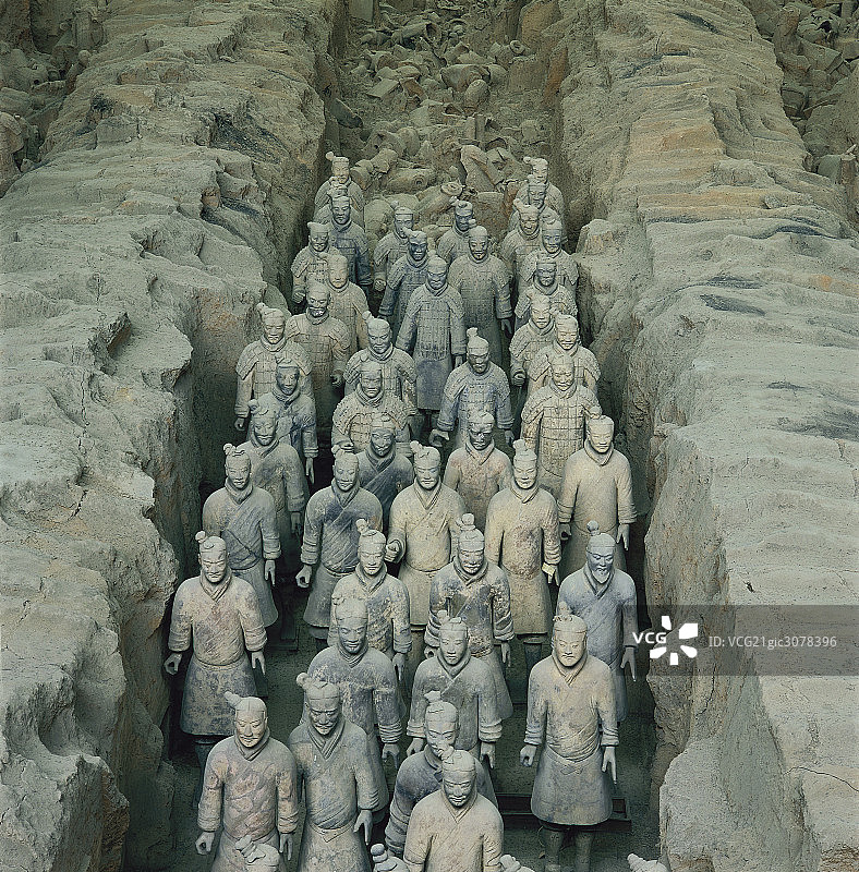 西安兵马俑图片素材